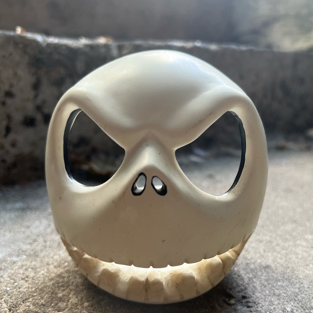 Vintage Jack Skellington Tea Light Holder